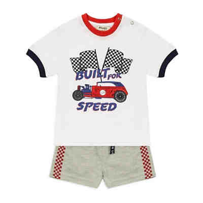 T-Shirt Look - mit Rennwagendruck - für Jungen