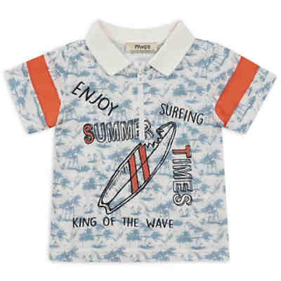 T-Shirt - mit Reißverschlusskragen - für Jungen