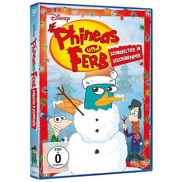 DVD Phineas und Ferb - Schnabeltier in Geschenkpapier