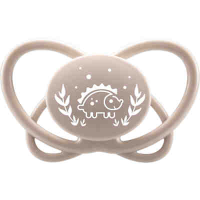 nip® first moments BS "My Butterfly" -braun- Silikon, Größe 2 (5-18 Monate), 2