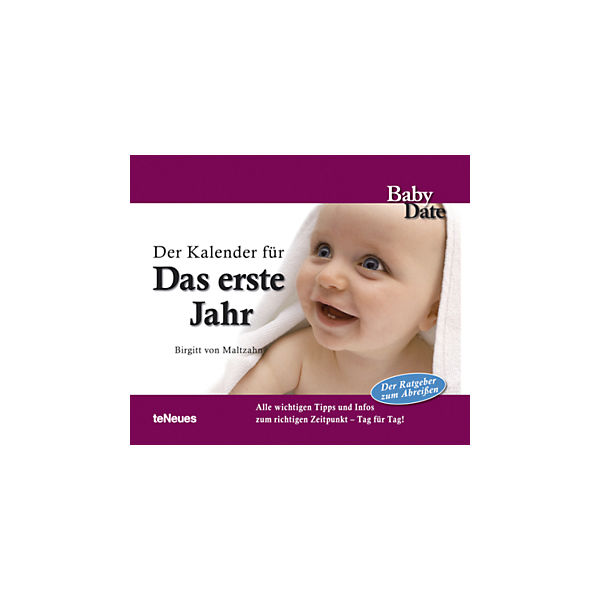 Babydate - Das erste Jahr, Tagesabreißkalender (14,5 x 12 cm)