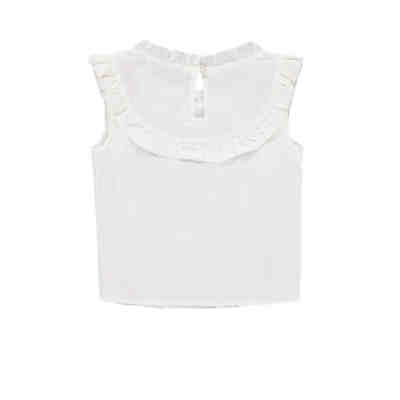 Blusenshirt ärmellos Kurzarmblusen für Mädchen 2