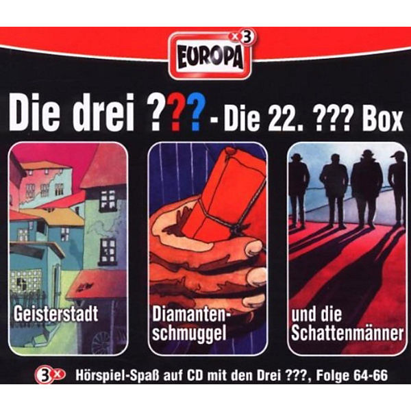CD Die Drei ??? 22/3er Box Folgen 64 - 66