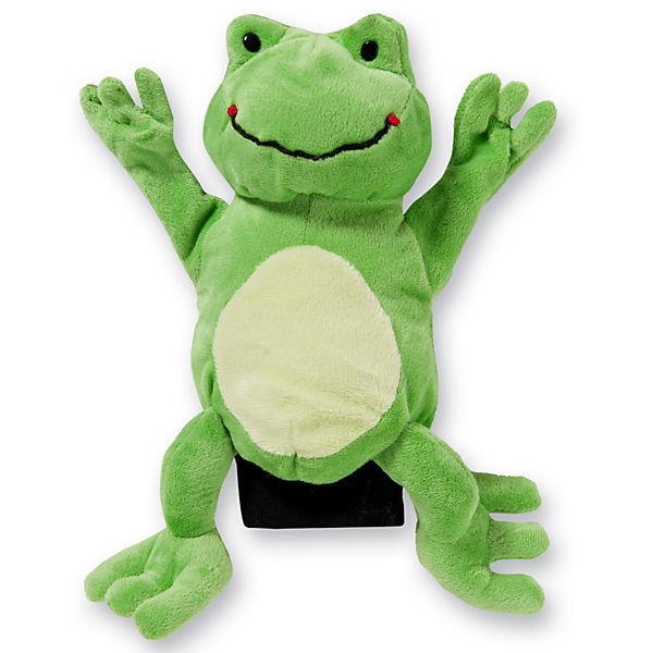 Handpuppe Frosch, 22 cm
