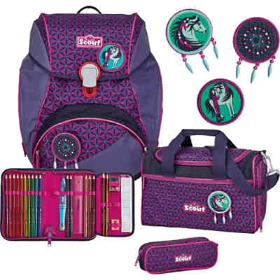 Schulranzenset ALPHA SUPERFLASH EXKLUSIV Dream Catcher, 4-tlg., inkl. Funny Snaps (2022) 2