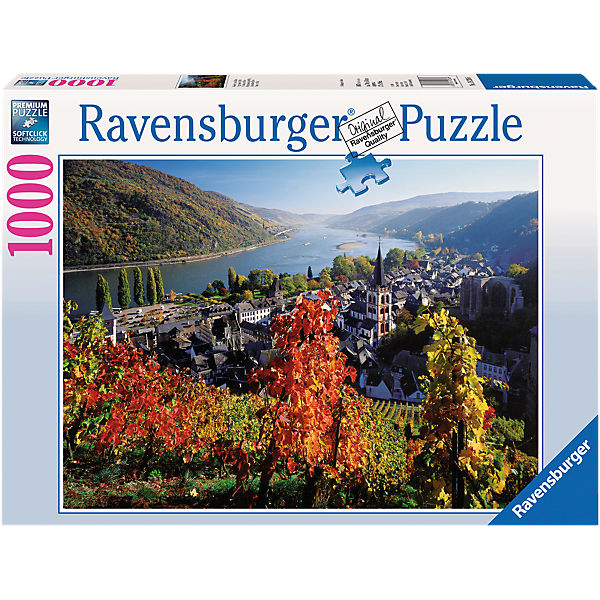 Weinreben am Rhein - 1000 Teile Puzzle
