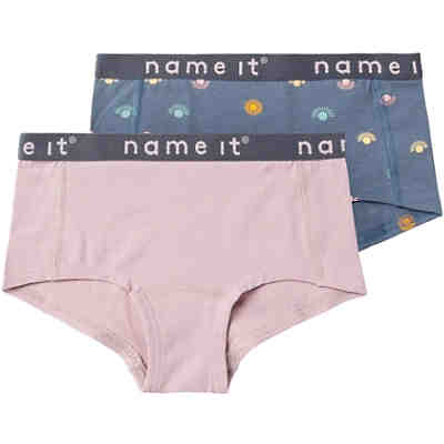 Pantie NKFHIPSTER Doppelpack für Mädchen, Organic Cotton