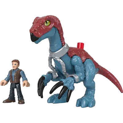Imaginext Jurassic World Therizinosaurus-Dinosaurier und Owen-Figurenset 2