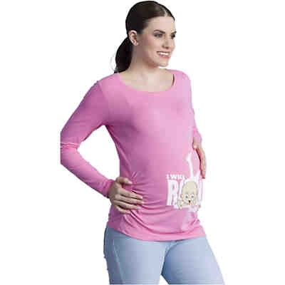 Umstandslangarmshirt I Will Rock You mit Motiv Umstandslangarmshirts 2