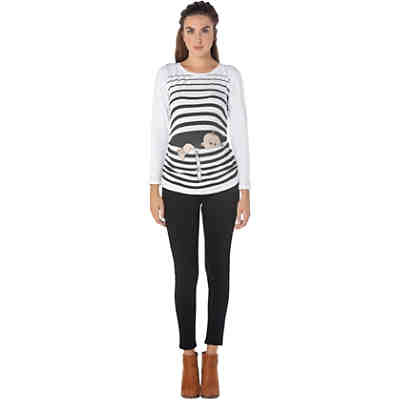 Umstandslangarmshirt Baby Flucht mit Motiv Umstandslangarmshirts 2