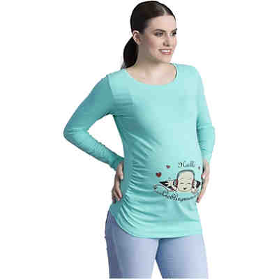 Umstandslangarmshirt Hallo Lieblingsmensch mit Motiv Umstandslangarmshirts 2