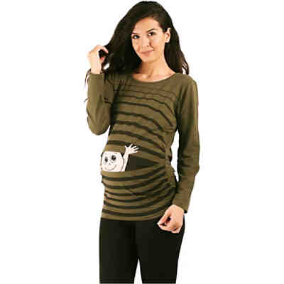 Umstandslangarmshirt Winke Winke mit Motiv Umstandslangarmshirts 2