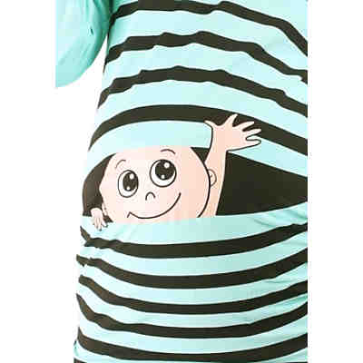 Umstandslangarmshirt Winke Winke mit Motiv Umstandslangarmshirts 2