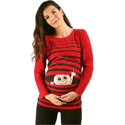 Umstandslangarmshirt Winke Winke mit Motiv Umstandslangarmshirts 2
