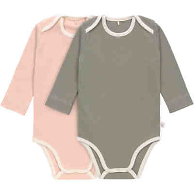 Baby Wickelbody Doppelpack für Mädchen, Organic Cotton