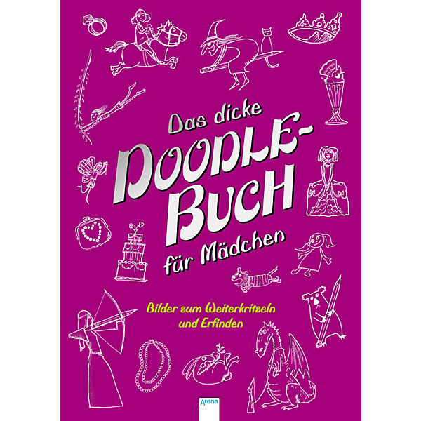 Das dicke Doodle-Buch für Mädchen