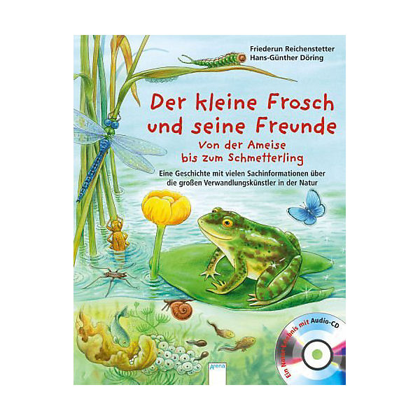 Der kleine Frosch und seine Freunde, mit Audio-CD