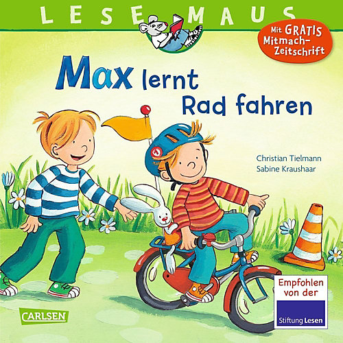 Buch - Lesemaus: Max lernt Rad fahren