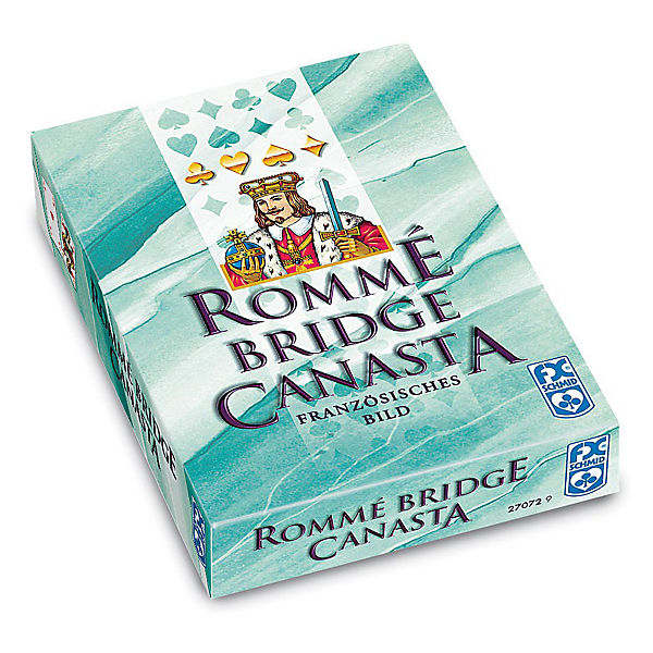 Rommé, Bridge, Canasta klein
