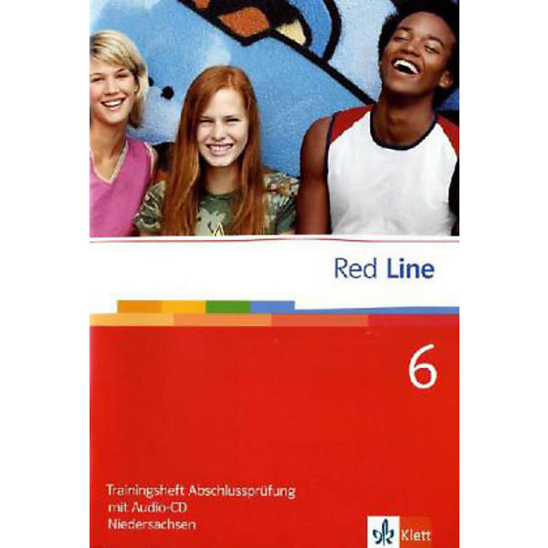 Red Line: Trainingsheft Abschlussprüfung m. Audio-CD, Niedersachsen