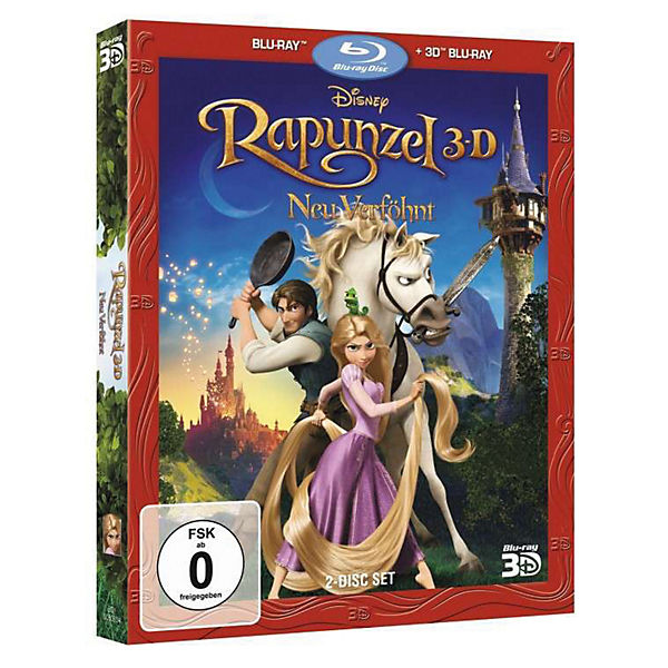 BLU-RAY Disney's - Rapunzel - Neu Verföhnt (+ Blu-ray 3D)
