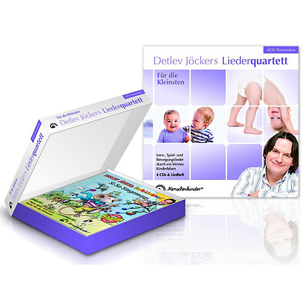 CD Detlev Jöcker Liederquartett: Für die Kleinsten, 4 CDs