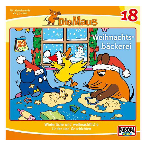 CD Die Sendung der Maus 18 - Weihnachtsbäckerei