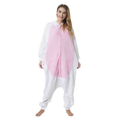 Jumpsuit, Onesie für Kinder Bauernhof- und Haustiere (Kaninchen rosa) 2