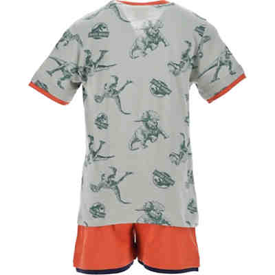 Jurassic World Set T-Shirt + Shorts für Jungen, Dinosaurier, Organic Cotton 2
