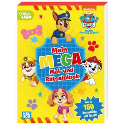 PAW Patrol: Mein Mega Mal- und Rätselblock