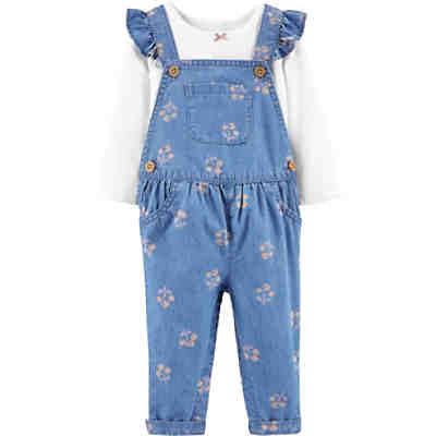 Baby Set Latzhose + Langarmhemd für Mädchen 2