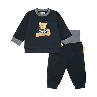 Set aus Sweatshirt + Jogginghose mit flauschigem Teddybärmotiv Hausanzüge