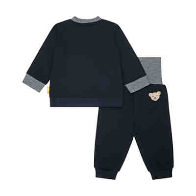 Set aus Sweatshirt + Jogginghose mit flauschigem Teddybärmotiv Hausanzüge 2