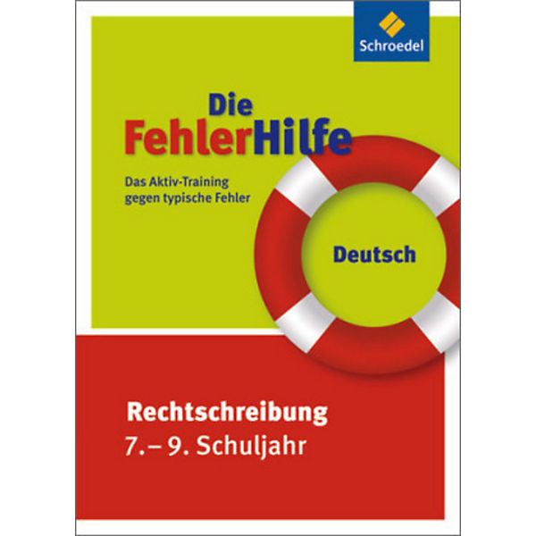 Die FehlerHilfe, Deutsch Rechtschreibung 7 - 9