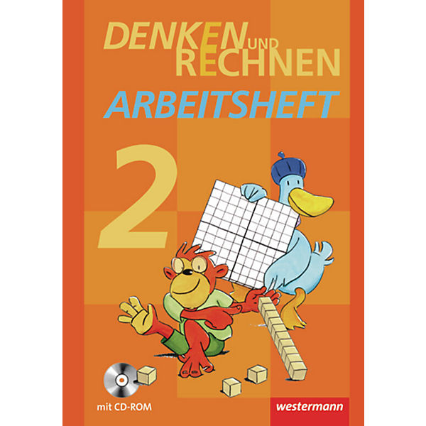 Denken und Rechnen, Ausgabe 2011: 2. Schuljahr, Arbeitsheft m. CD-ROM