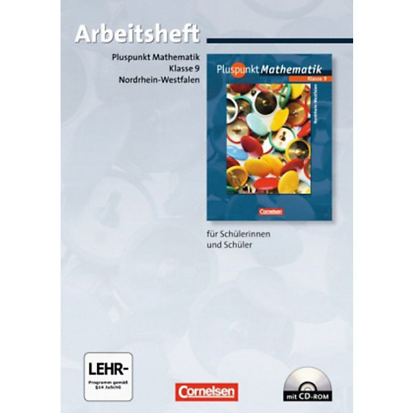 Pluspunkt Mathematik, Ausgabe Hauptschule Nordrhein-Westfalen: 9. Schuljahr, Arbeitsheft m. CD-ROM