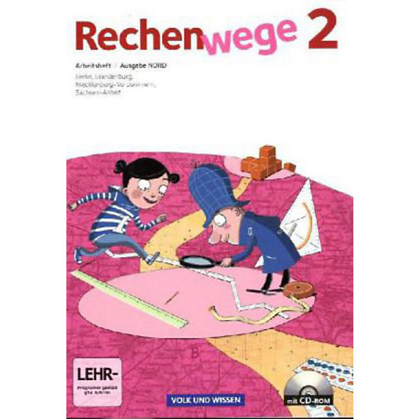 Rechenwege, Ausgabe Nord (2011): 2. Schuljahr, Arbeitsheft m. CD-ROM