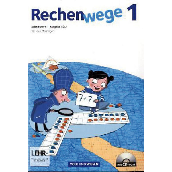 Rechenwege, Ausgabe Süd (2011): 1. Schuljahr, Arbeitsheft m. CD-ROM