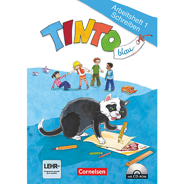 TINTO, Neubearbeitung: 1. Schuljahr, Arbeitsheft 1 Schreiben, Blaue Ausgabe m. CD-ROM