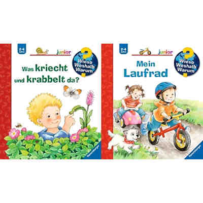 WWW Junior: 2er Set: Was kriecht und krabbelt da? + Mein Laufrad