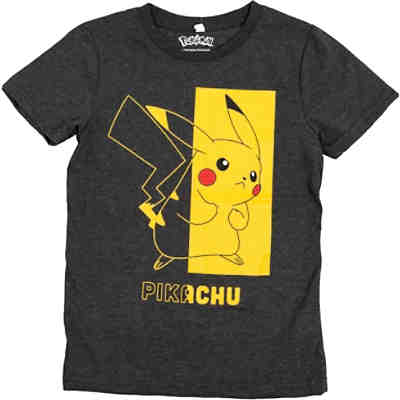 T-Shirt Pikachu gelb/schwarz 114cm