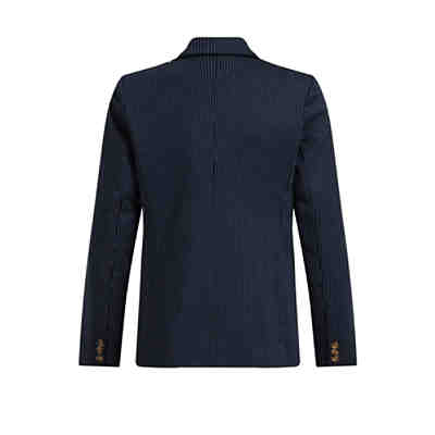 Jungen-Slim-Fit-Sakko mit Streifenmuster Blazer für Jungen 2