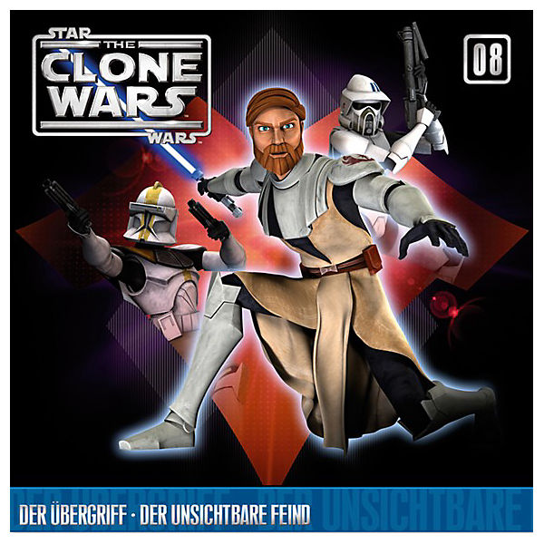 CD Star Wars - The Clone Wars 08 - Der Übergriff/unsichtbarer Feind