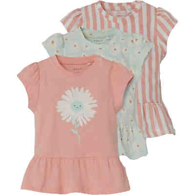 Baby Jerseykleid NBFFELONE 3er Pack, Organic Cotton