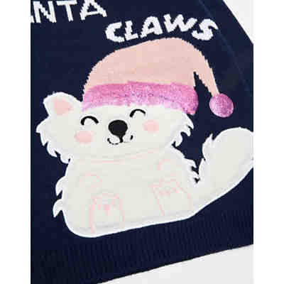 Threadgirls Weihnachtspullover Xmas Jumper Claws Pullover MiniW 2