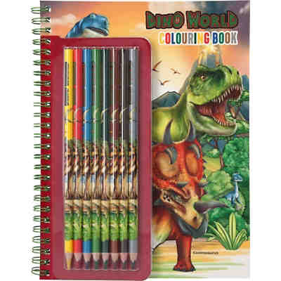 Dino World Malbuch, inkl. Buntstiften