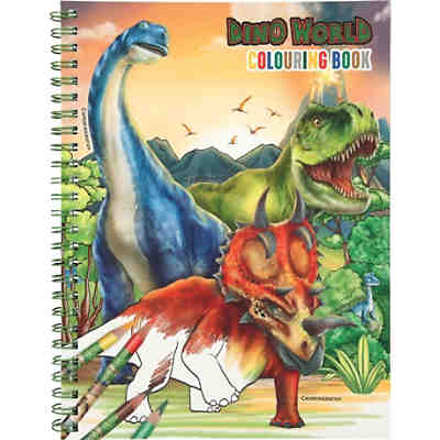 Dino World Malbuch, inkl. Buntstiften 2