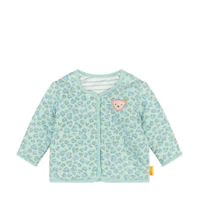 Wendejacke Jungle Feeling aus wattiertem Jersey Outdoorjacken