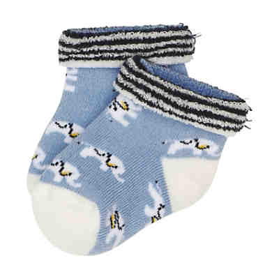 Socken aus flauschigem Baumwoll-Strick Haussocken