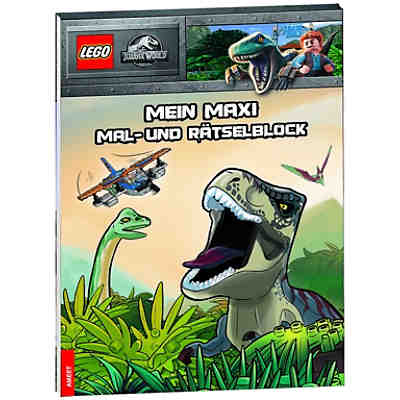 LEGO® Jurassic World(TM) - Mein Maxi Mal- und Rätselblock